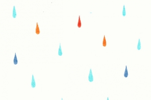 彩色雨点平面壁纸
