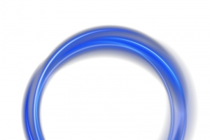 蓝色圆环光圈元素