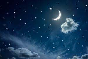 唯美木板星空景色高清图