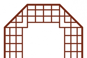 八边形古风窗户
