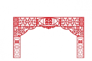 红色拱门