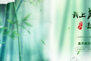 小清新竹林背景