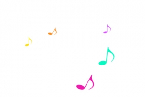 免抠透明漂浮音乐符号
