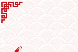 矢量古典中国风年年有余背景素材
