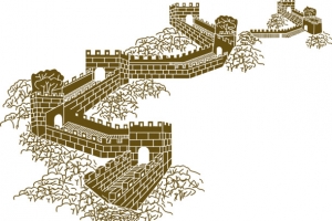 长城矢量图矢量图__建筑景观_自然景观