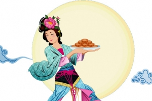 中秋节之嫦娥奔月月饼