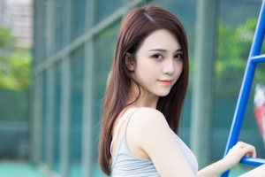 长发好身材运动美女4k壁纸3840x2160