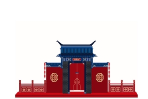 喜庆的门头设计