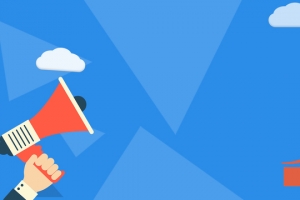 蓝色广告banner