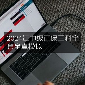 2024中级正保三科全真模拟试题全套