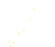 黄色五角星粒子漂浮