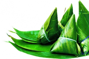 绿色高清粽子食物端午节日清香