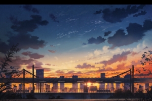 天空环境渲染繁华都市建筑