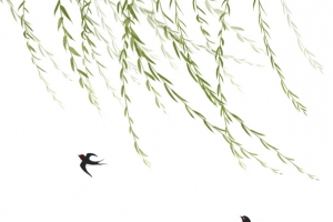 清明节装饰元素