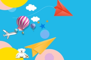 淘宝童装童鞋可爱背景图
