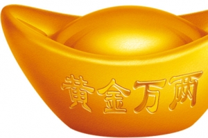 黄金万两金元宝手绘