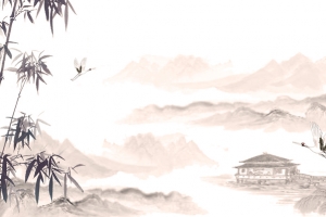 复古中国风山水