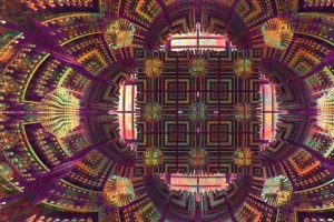 分形 正方形 形状 抽象 4k壁纸 3840x2160