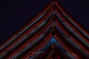 宝塔 屋顶 建筑 对称 4k壁纸 3840x2160