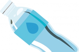 卡通矿泉水矢量图下载