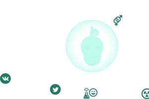 卡通网络小图标漂浮高清PNG透明设计素材免费下载