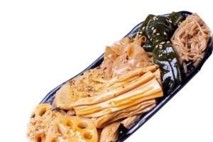 麻辣烫麻辣拌素菜拼盘卤菜藕片海带结腐竹
