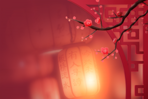 小年团圆中国风背景