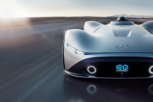 奔驰银箭Mercedes-Benz Vision EQ Silver Arrow 3440x1440壁纸