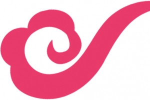 粉色祥云七夕