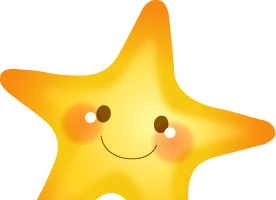 创意合成质感黄色的五角星