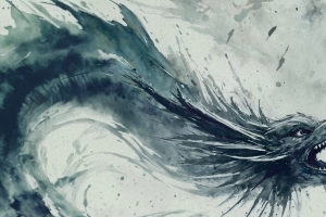 敖顺 哪吒之魔童闹海 水墨海报 5K手机壁纸