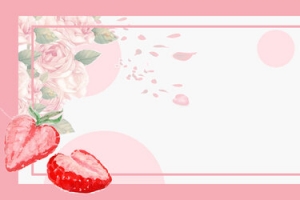 手绘蛋糕可爱卡通banner