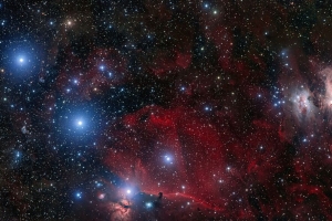 恒星 星云 辉光 黑暗 太空 4k壁纸 3840x2160