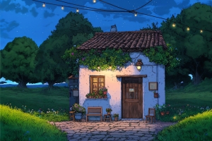 梦乡的小屋4K风景高清壁纸3840x2400免费下载