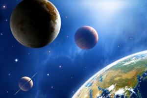 宇宙 地球表面 月亮 5k图片