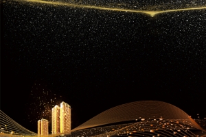 房地产金色大气banner