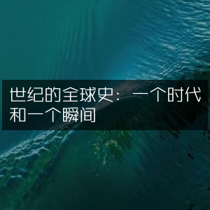 全球史纪元，时代瞬息的历史文化探索