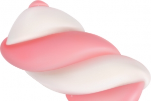 粉色美味立体棉花糖