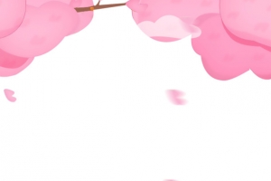 粉色背景