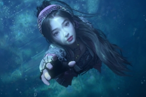 眷思量屠丽 水下唯美丽娘4k壁纸3840x2160