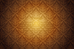 矢量欧式金色花纹底纹背景