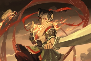 哪吒风火轮 混天绫 4K壁纸