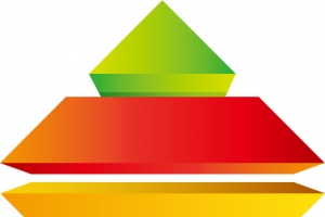 矢量彩色立体几何
