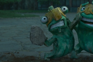 结界兽搞笑表情3440x1440带鱼屏壁纸