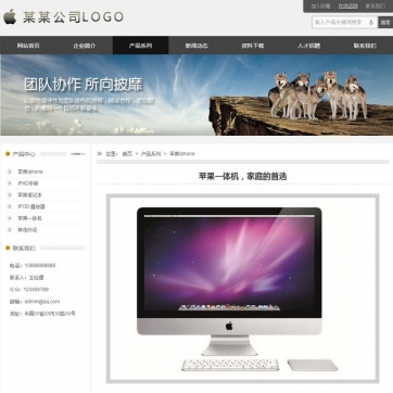 帝国CMS企业公司工作室整站源码 - 简洁大方自适应HTML5手机响应