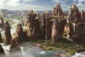 《地平线:黎明时分(Horizon: Zero Dawn)》游戏风景城堡4k壁纸