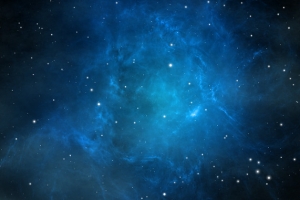 浩瀚宇宙蓝色星空
