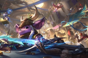 英雄联盟lol2021新赛季 新装备 金克丝 悠米4k壁纸3840x2160