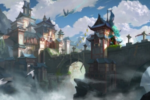 大桥 孔雀 建筑 艺术 4k壁纸 3840x2160