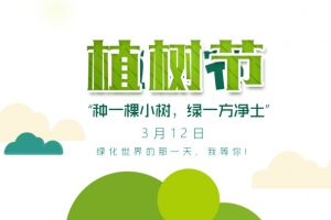植树节种一棵小树绿一方净土